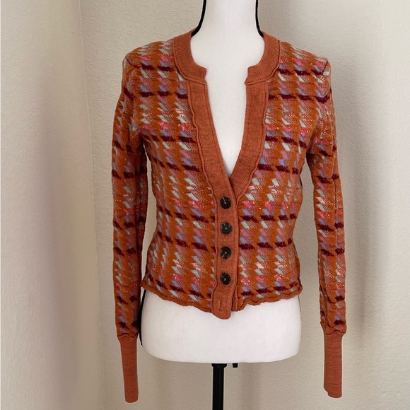 Free People Orange Sweater - Picture 3 of 6